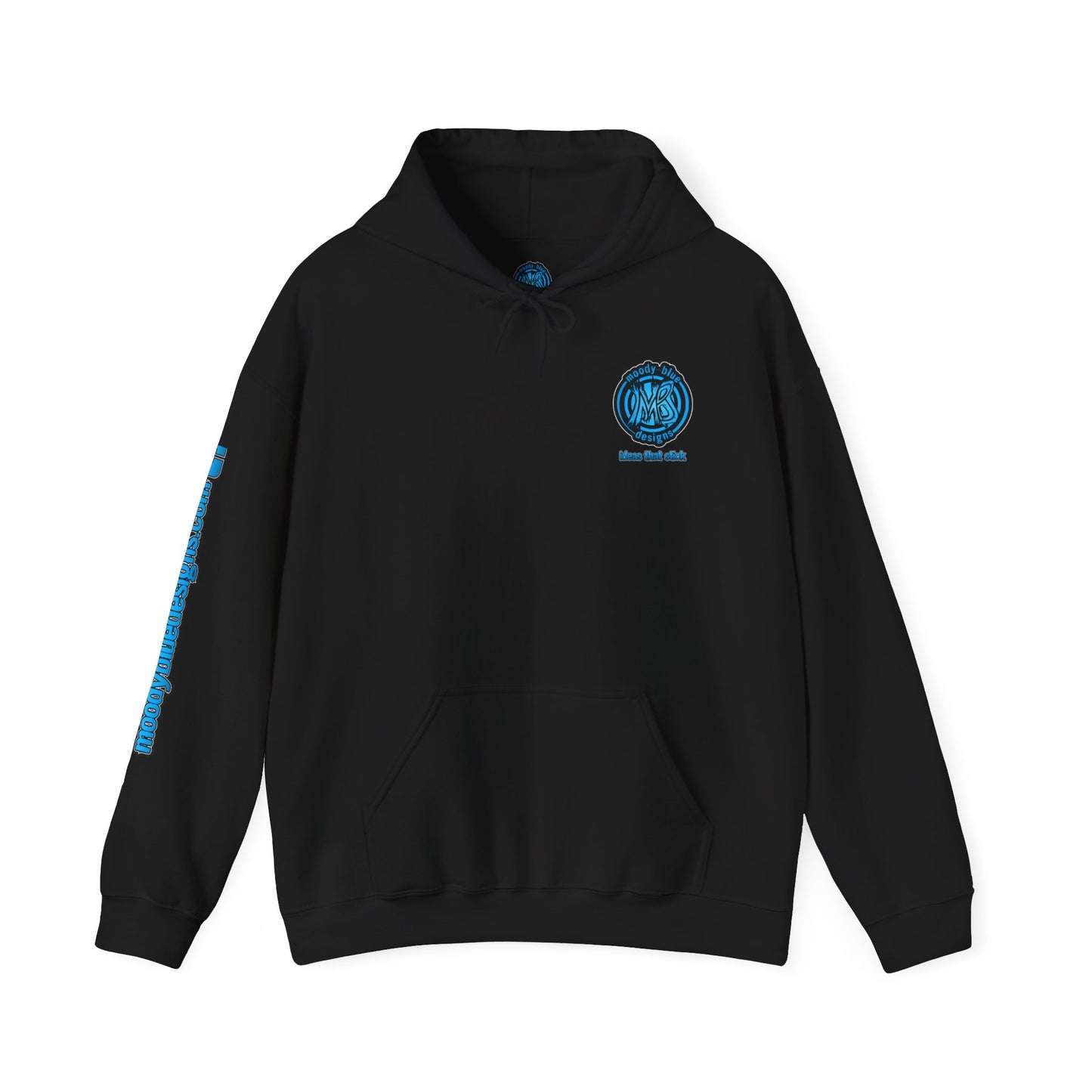 Blue Logo Hooded Sweatshirt