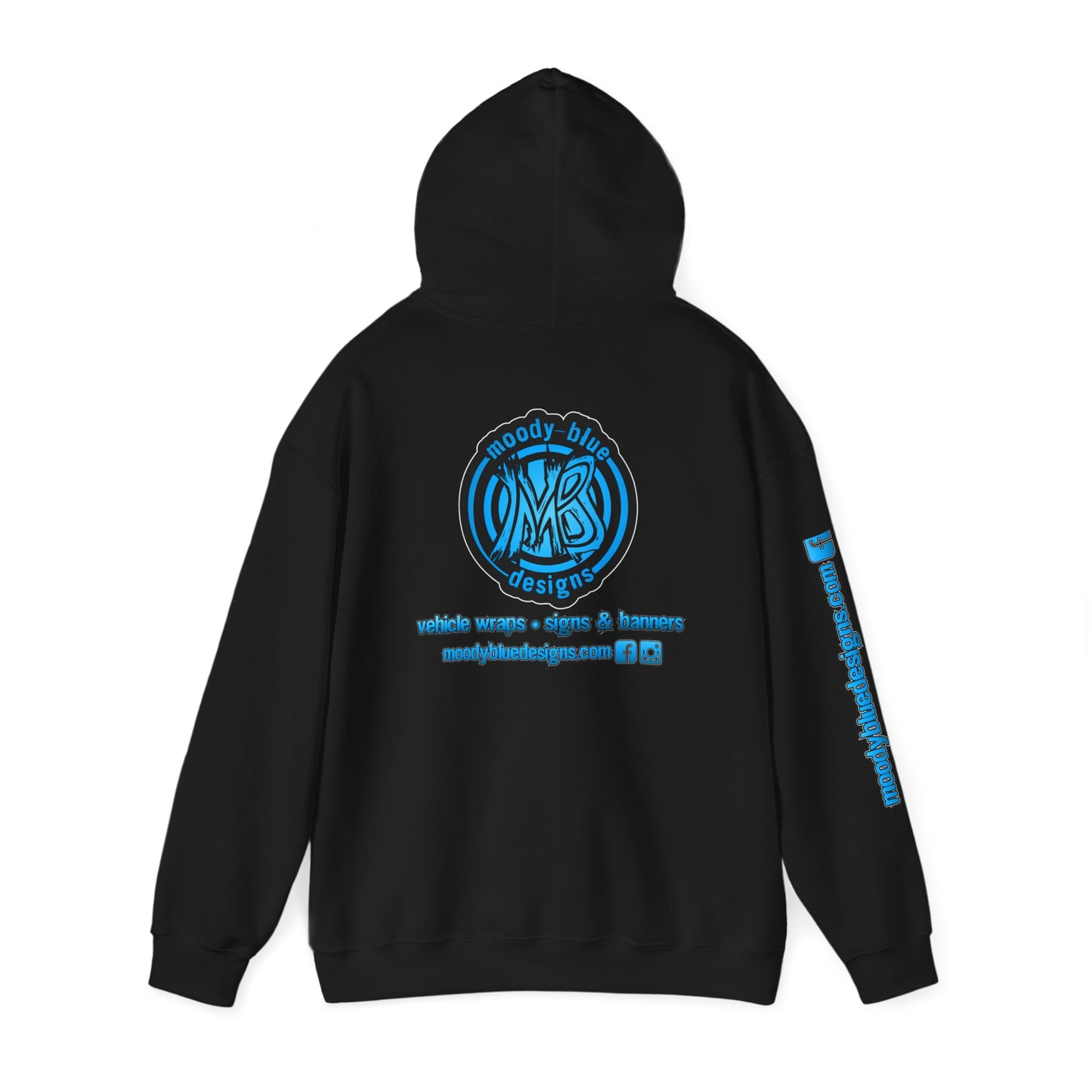 Blue Logo Hooded Sweatshirt