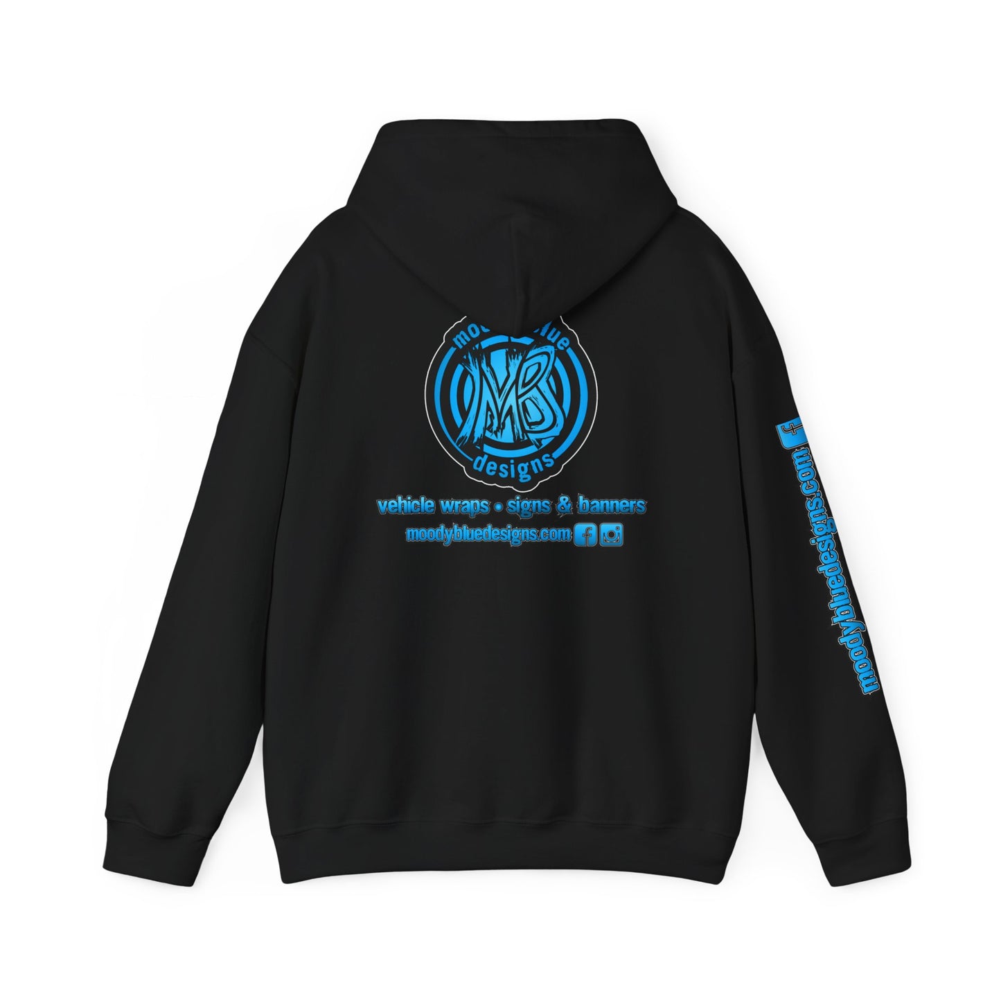 Blue Logo Hooded Sweatshirt