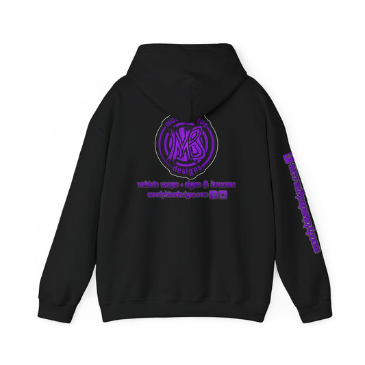Purple Logo Hooded Sweatshirt