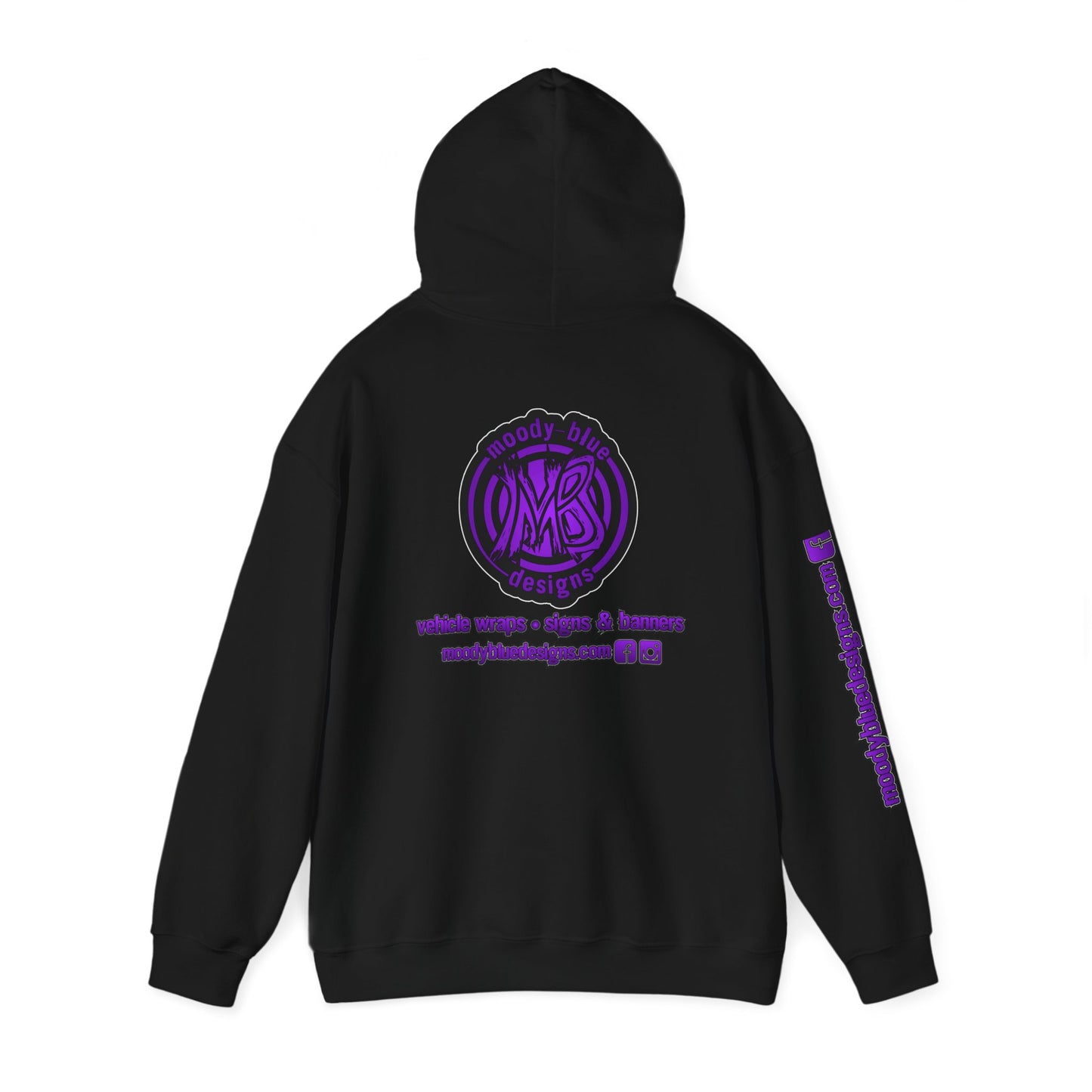 Purple Logo Hooded Sweatshirt